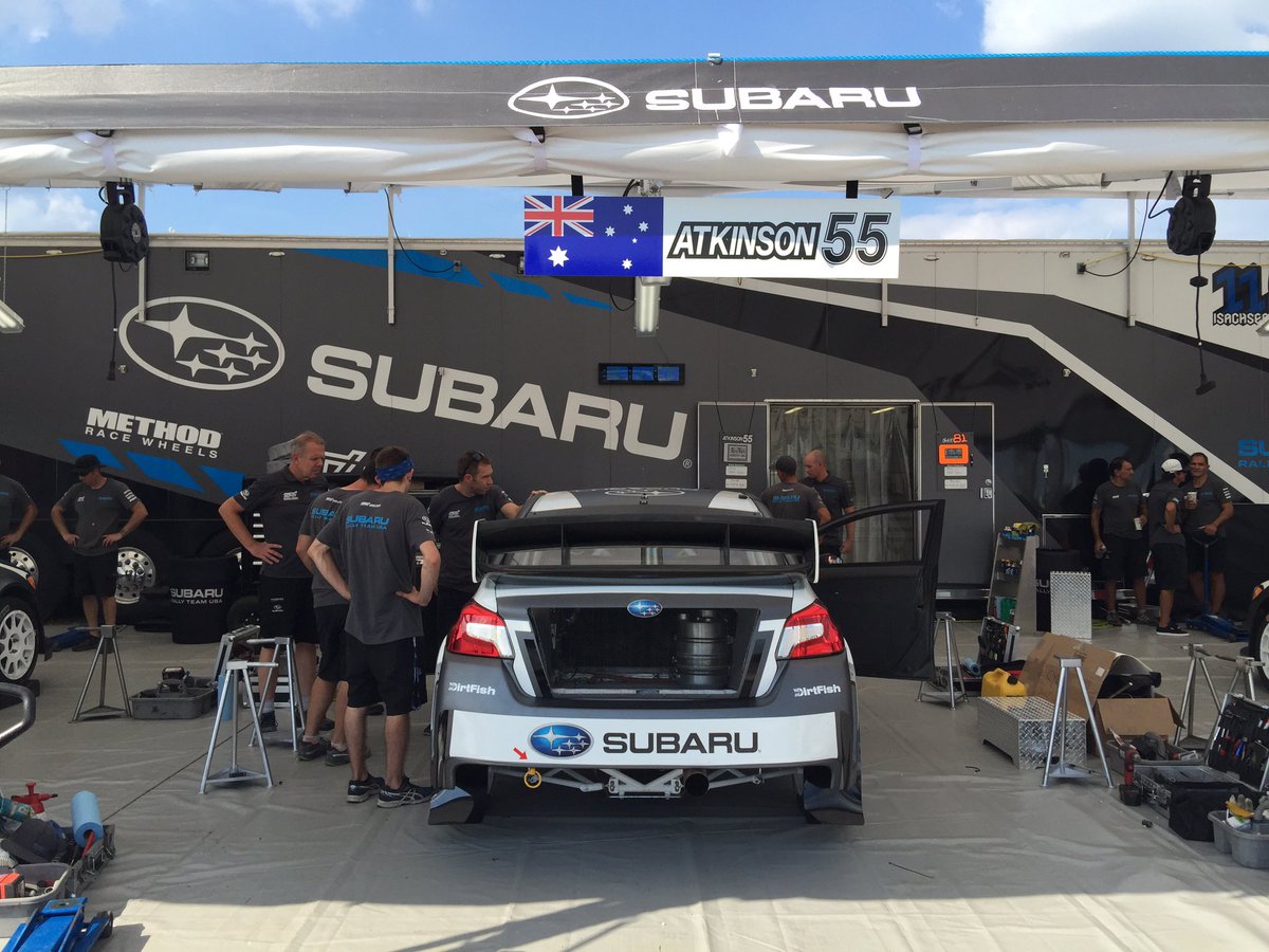 subarums_usa's tweet photo. @ChrisAtko is ready for #RedBullGRC Atlantic City Boardwalk parade! #Subaru @subaru_usa https://t.co/l1rnaUcRdn