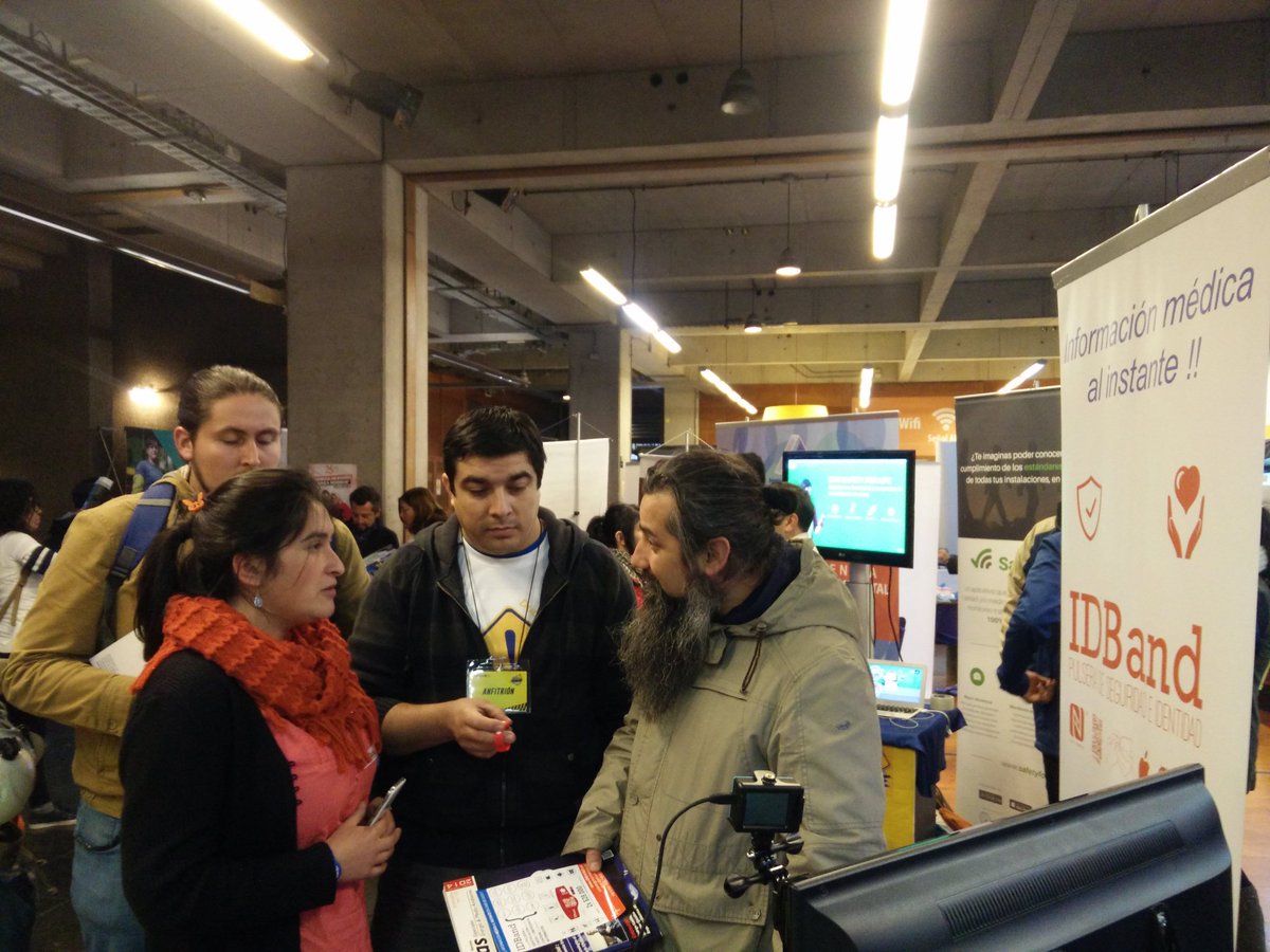 IDBand_Chile's tweet photo. #NFConnection y #IDBand presentes en la Feria Expopreve DuocUC Sede Alameda. https://t.co/OZCuf1Kt8I