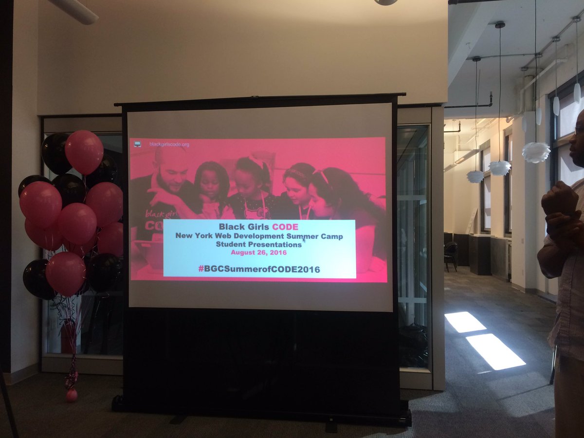 BlackGirlsCode's tweet image. #BGCSummerofCODE2016