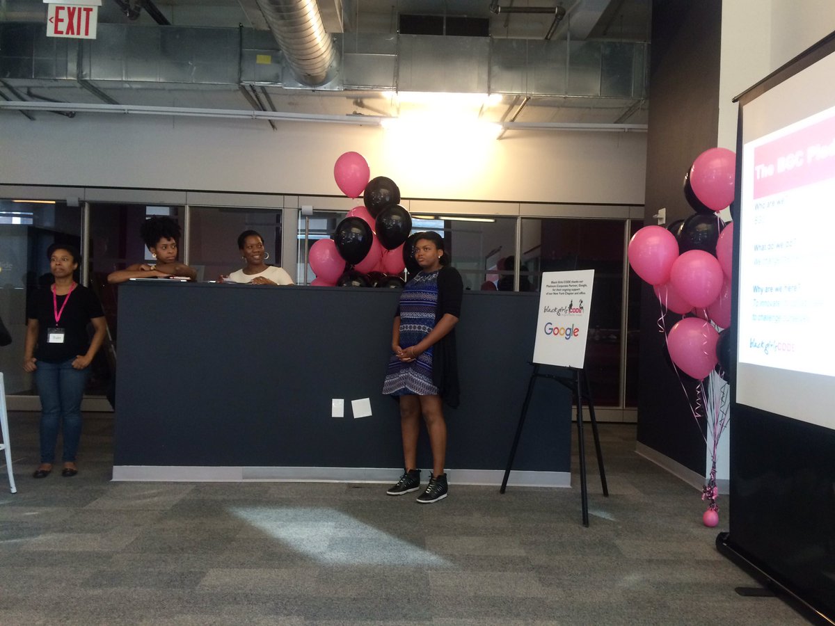 BlackGirlsCode's tweet image. #BGCSummerofCODE2016 NYC
