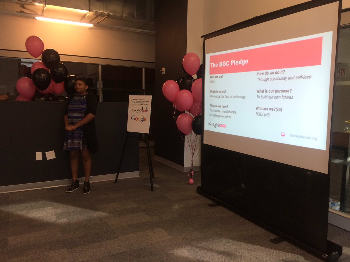 BlackGirlsCode's tweet image. The BGC Pledge!
#BGCSummerofCODE2016. New York City
