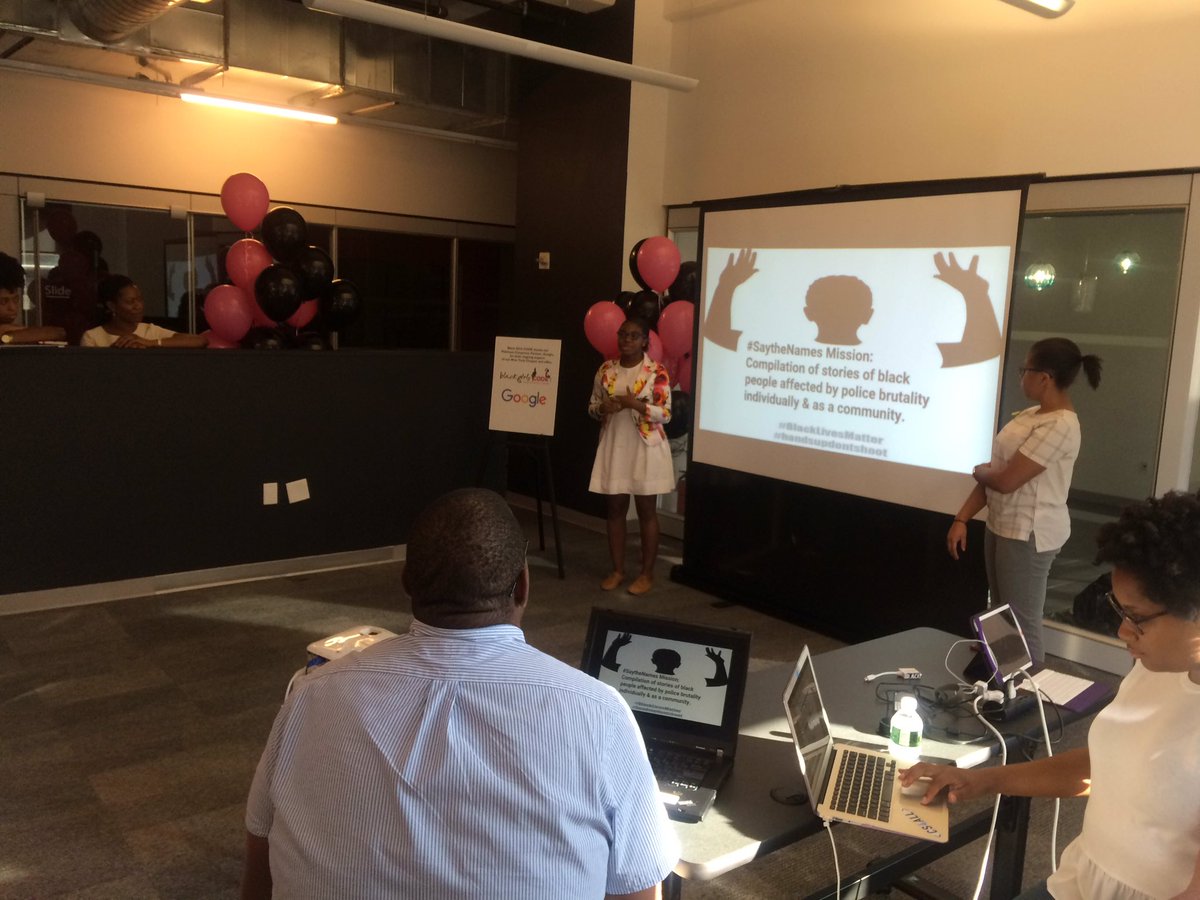 BlackGirlsCode's tweet image. #SaytheNames  Webpage #BGCSummerofCODE2016