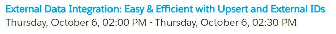 douglascayers's tweet photo. Attending Dreamforce this year? Need to learn about importing external data? Join me there! https://t.co/W6TOFU1mSv https://t.co/Ee5XK04yyu