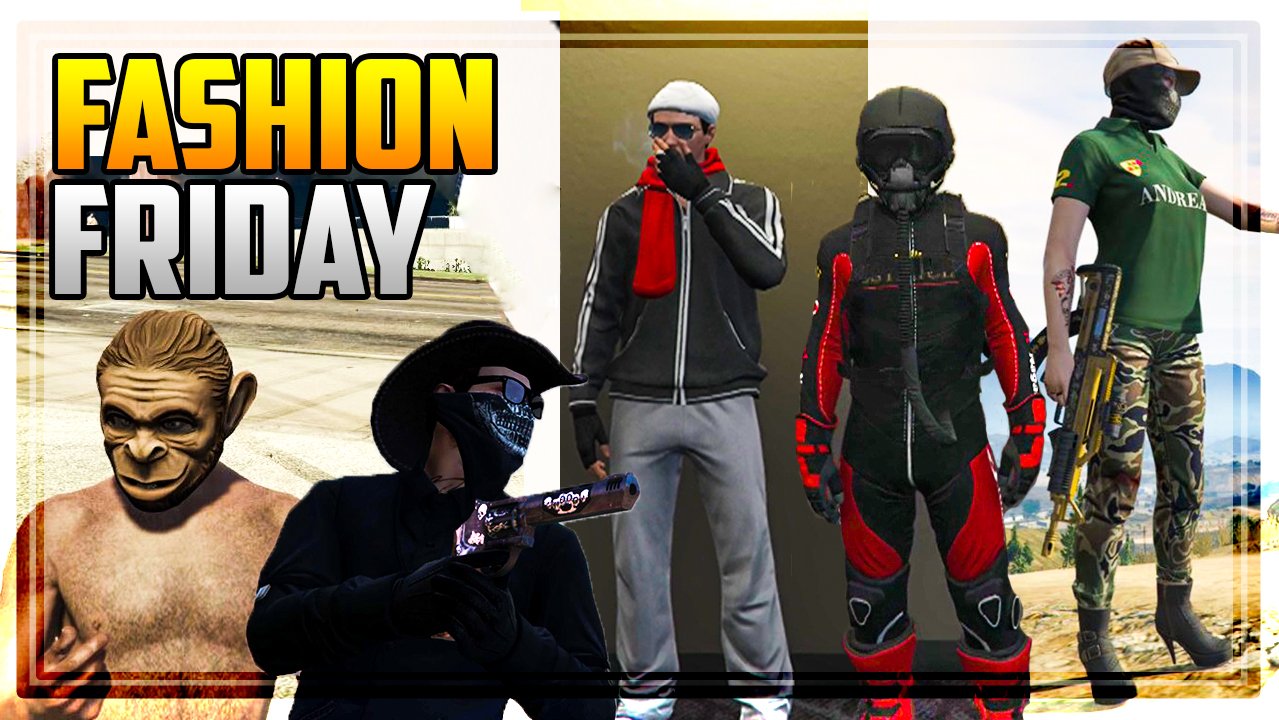 Austin on X GTA 5 FASHION FRIDAY 23 NEW OUTFITS Harambe The Russian Narco Lady No Man s Sky MORE https t Nx3YBQiVEg https t T94eo3aKLG X