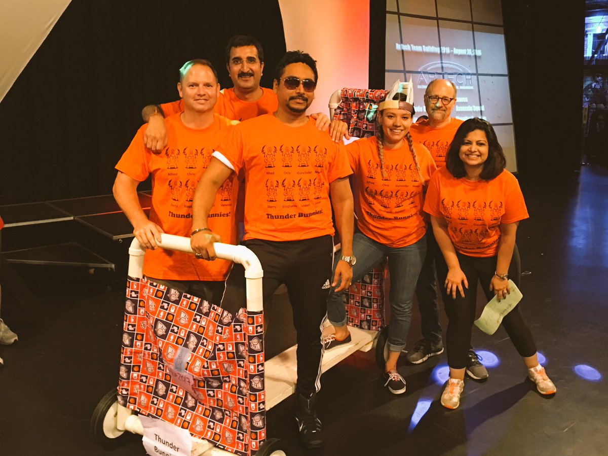 sundaripai's tweet photo. So proud of our team for winning first place in this year's #ArtechTeamBuilding activities #IWork4Artech @alfblitzer https://t.co/XamzDKq4xW