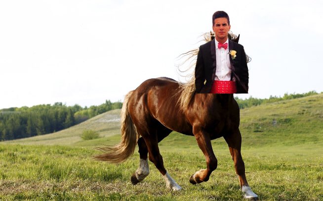 9021Sgro's tweet photo. Ur right @MatthewBerryTMR centaurs are weird #yatertaur #PhotoshopHustle @FieldYates @Stephania_ESPN @DanielDopp https://t.co/IcB0DIZrjN