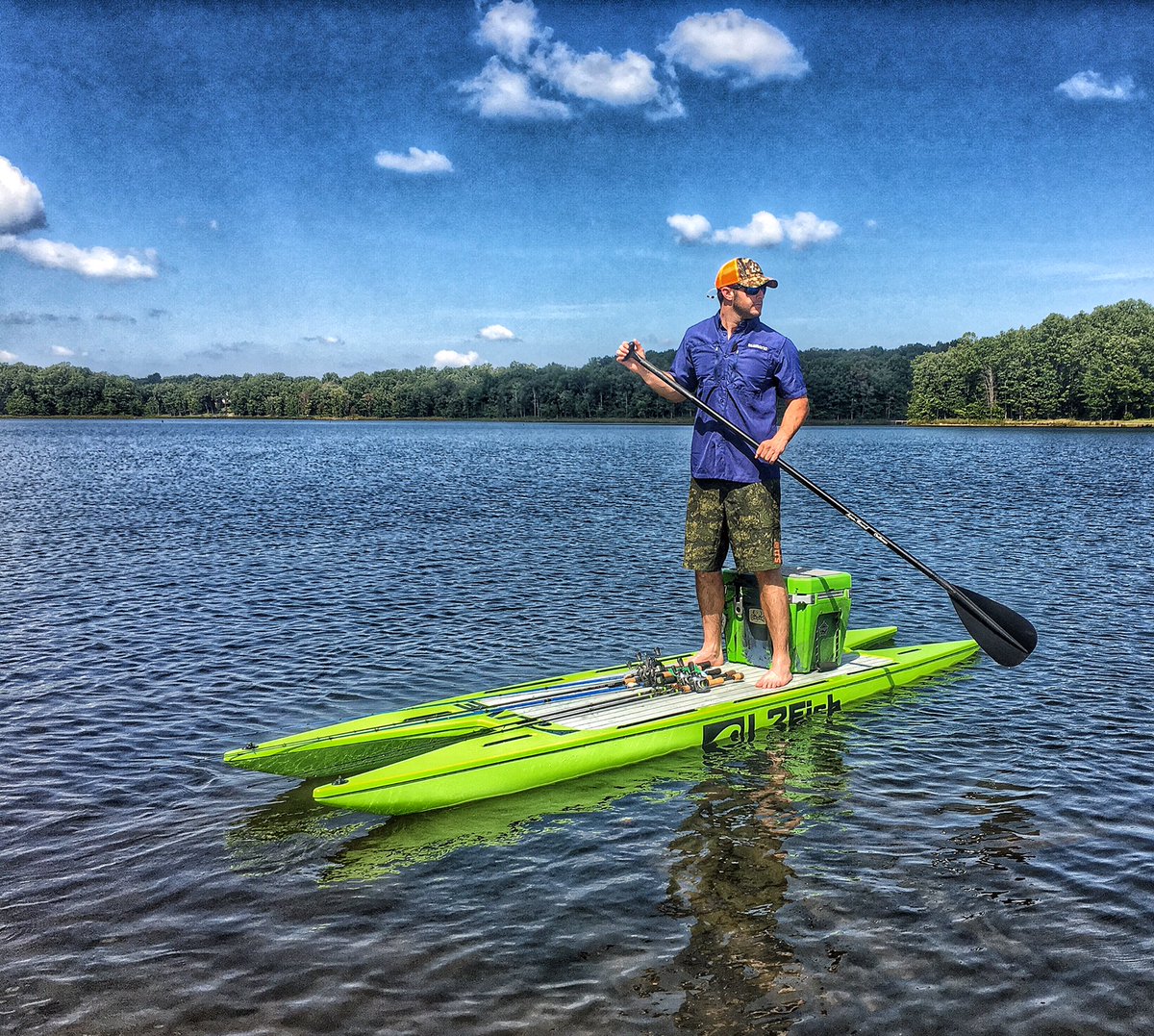 My kind of paradise #fishing #paddleboarding