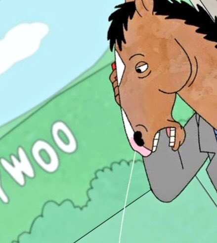 Me &amp; <a href="/BoJackHorseman/">BoJack Horseman</a> woo make best friends. I miss him already. I'll just eat cotton candy til he comes back. #life