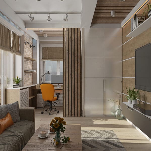 RayeAnday's tweet image. Однушка мечты: 37 квадратов экологического минимализма