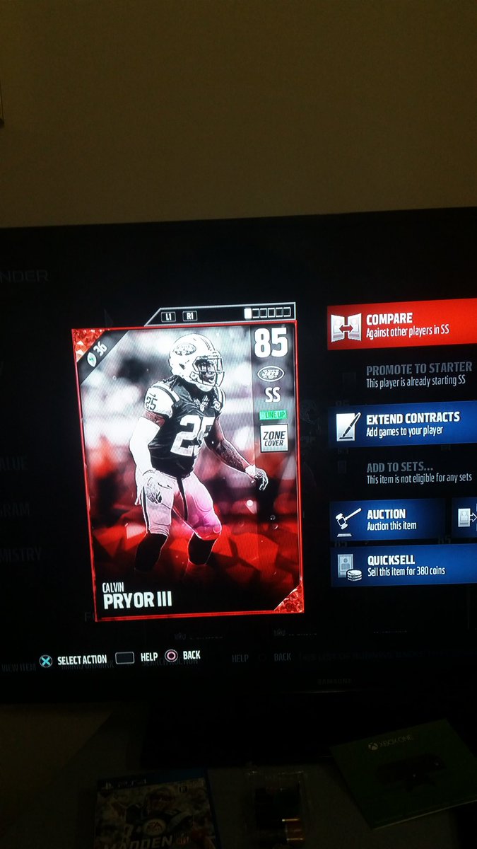 nflxnewton's tweet photo. Wanna add a playmaker to your secondary follow and rt to enter to win elite calvin pryor ends Tuesday night https://t.co/uCQyE7wHJc