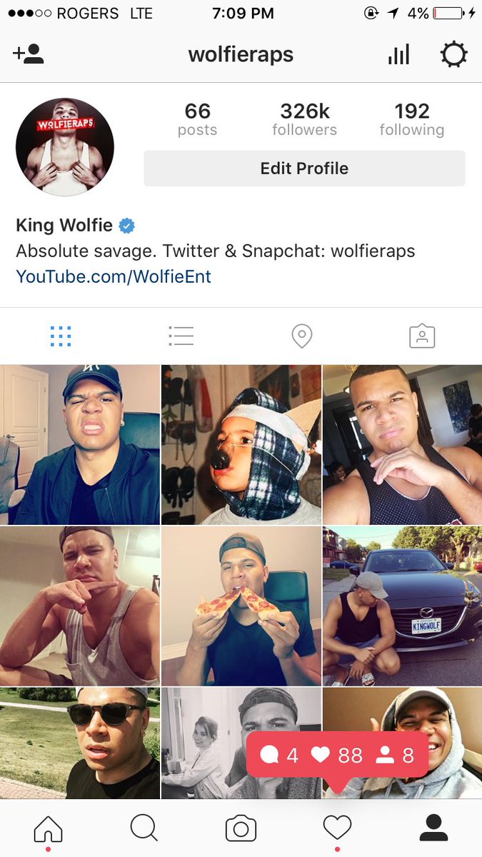 wolfieverified account wolfieraps - wolfieraps instagram followers