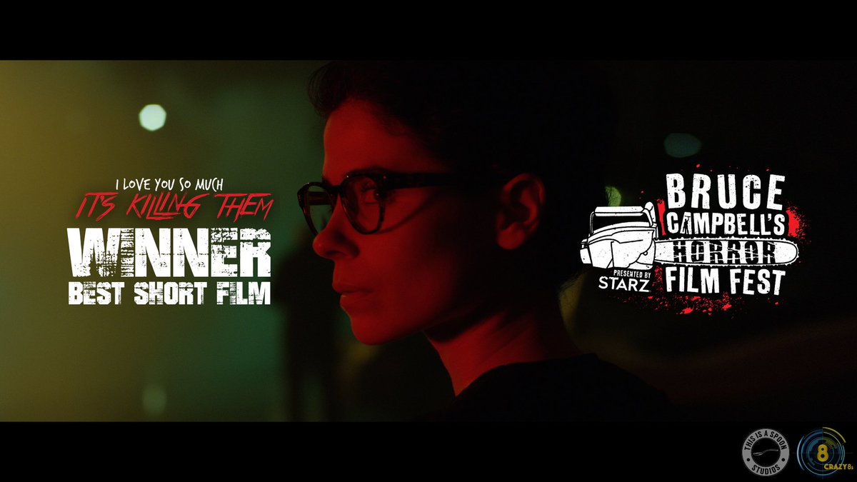 Congrats! #Crazy8sFilms16 <a href="/ilysmikt/">ILYSMIKT - Film</a> by <a href="/joel_mccarthy/">Joel Ashton McCarthy</a> &amp;team wins Best #ShortFilm @ Bruce Campbell's Horror Film Fest