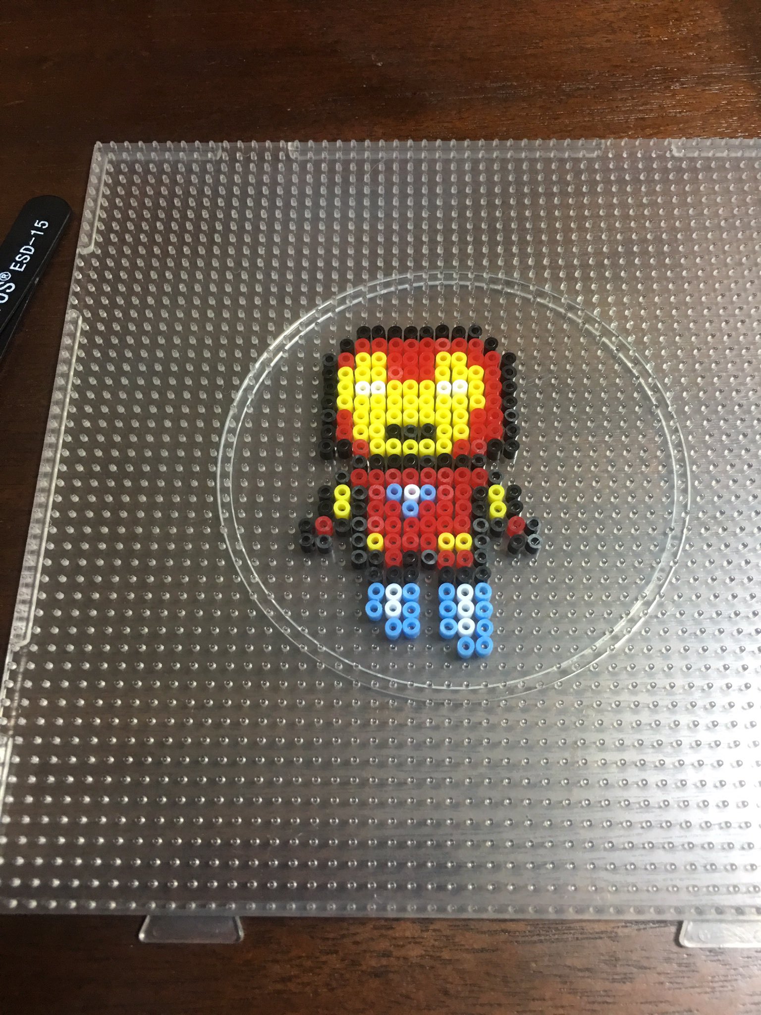 のーま 小さいアイロンビーズでアイアンマン作りました ミニフューズビーズ アイロンビーズ T Co Cujwtry9q2 Twitter