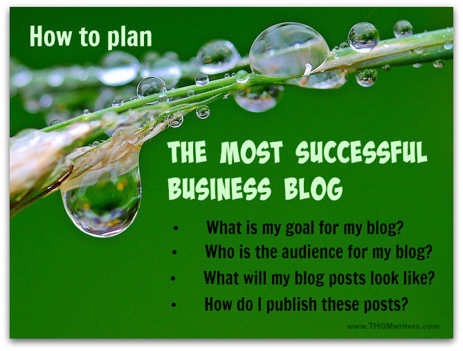 How to plan the most successful business blog