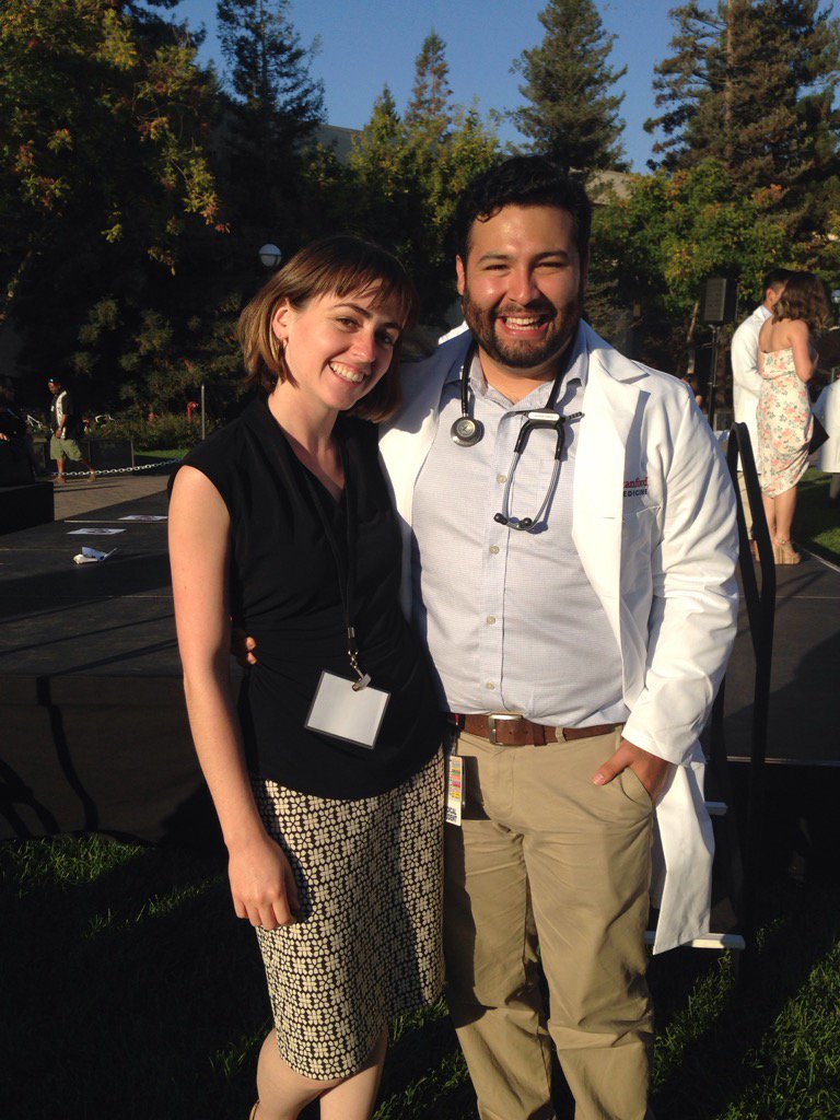 katehelland's tweet image. So proud of this man! #StanfordWhiteCoat