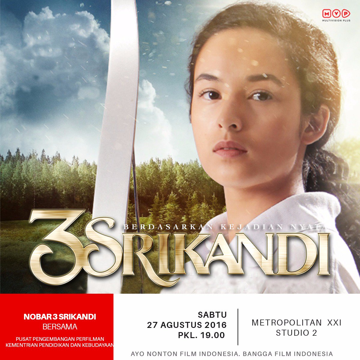 Buat yang belum nonton #3Srikandi atau ingin menonton lagi, yuk nobar bersama @pusbangfilm <a href="/Kemdikbud_RI/">kemdikbud go id</a> nanti malam