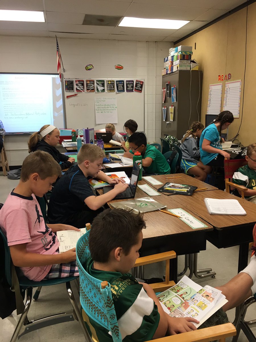 mwmshelby's tweet photo. Fifth graders are reading and using chrome books to take Reading Counts quizzes @WESColts @BoyleCoSchools https://t.co/EcqoKnXGA3