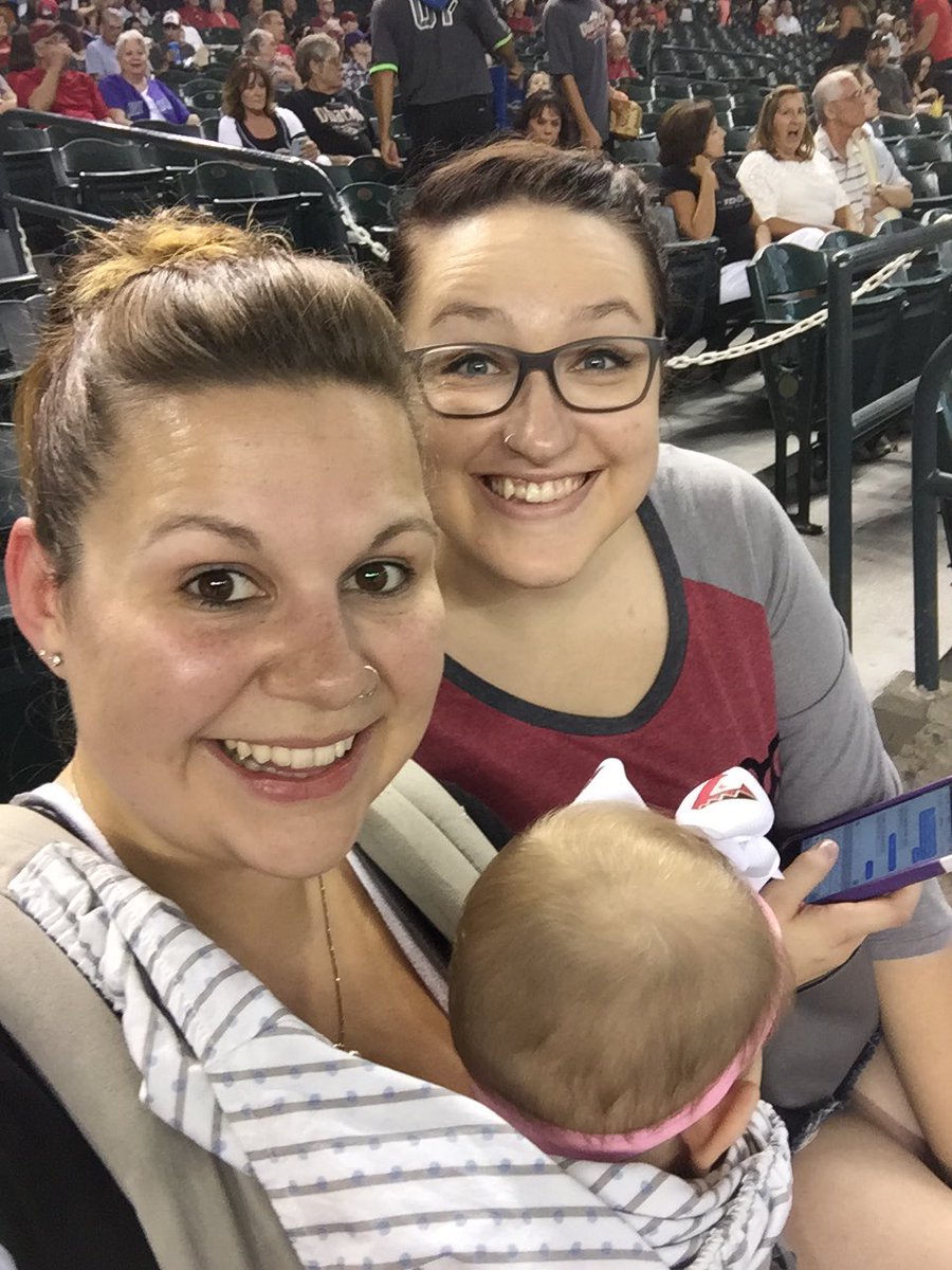 crazyfox19's tweet photo. @Dbacks game with this girl! Her first MLB game!!! #GoDBacks #adultfirsts https://t.co/nbbE33PnJU