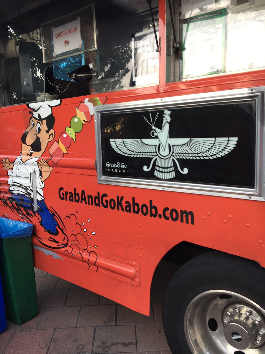 Eating at this food truck <a href="/GrabAndGoKabob/">GrabAndGoKabob</a> in WC!