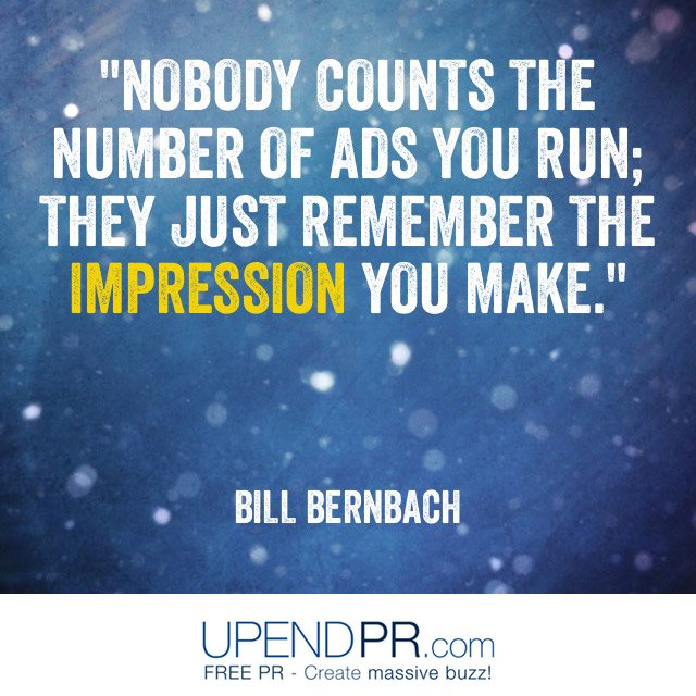 joshelledge's tweet photo. For #startup #success, strive to leave an impression. #marketing #sales #advertising #PR #publicity https://t.co/T8ZXOIw1C2