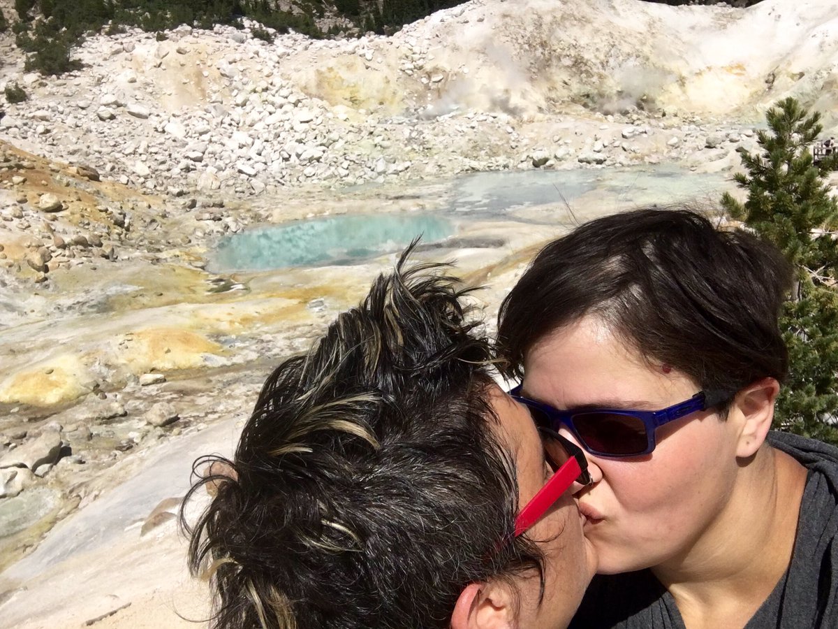 flute1861's tweet photo. Kissing my #beautiful #wife at #bumpasshell #lassennationalpark #happy #perfection #amazing https://t.co/AY7Q3YIQV1