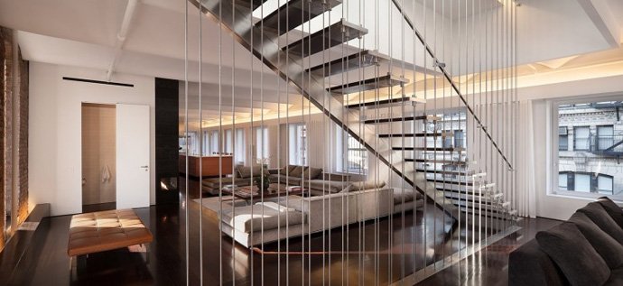 LLThailandMag's tweet photo. Daily #interior #design #inspiration - Stunning #Loft with Roof Deck designed by Rangr Studio on #Broadway #NewYork https://t.co/CDoDtxftRV