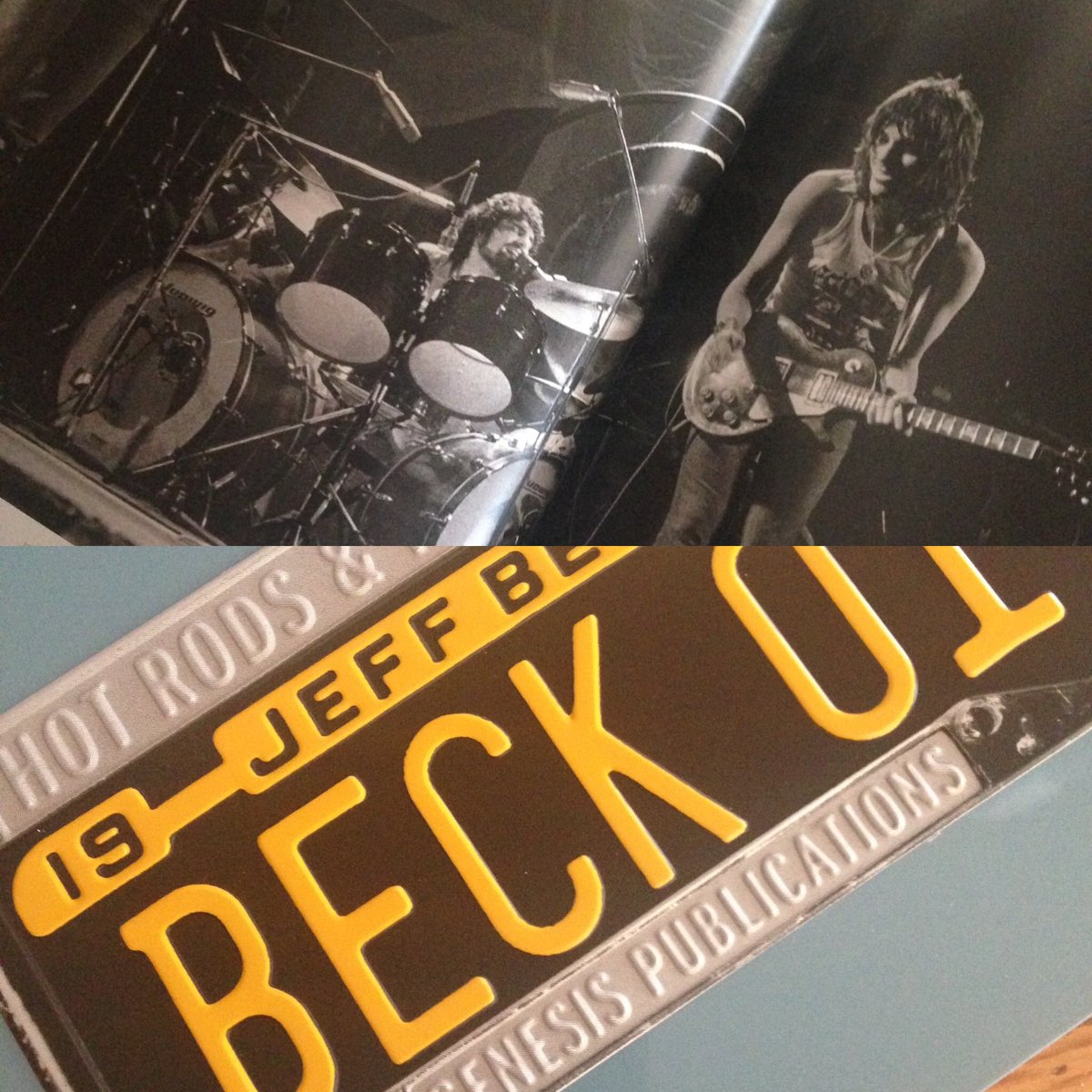 ABArchive's tweet photo. Jeff Beck book arrived..groovy pics by an amazing photographer #alecbyrnearchive #Uberarchives #jeffbeck #hotrods https://t.co/INhePYneUu