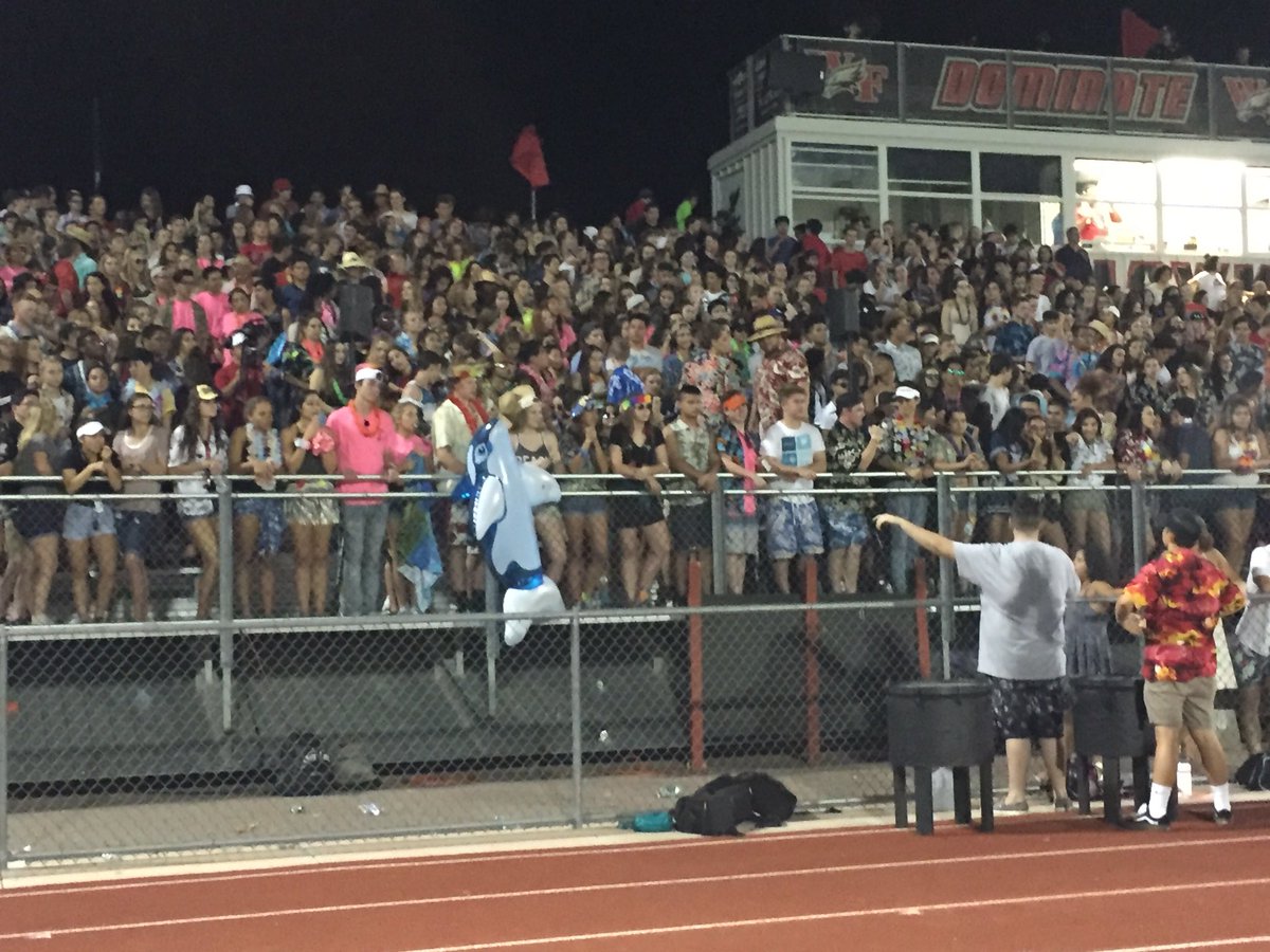 Williams Field's student section is as big as the parent section. Impressive.