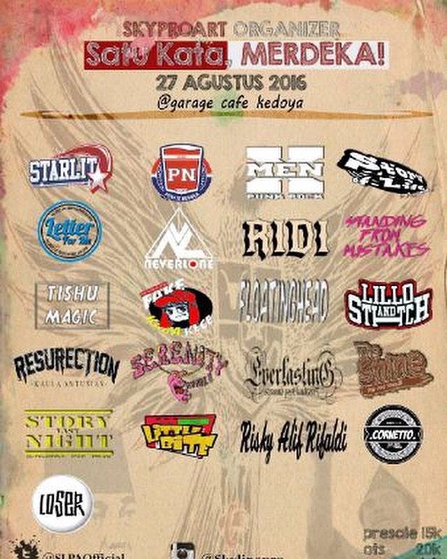 Guys! Hari ini jam9 malam di cafe de garage kedoya ya! See youuuuuuu