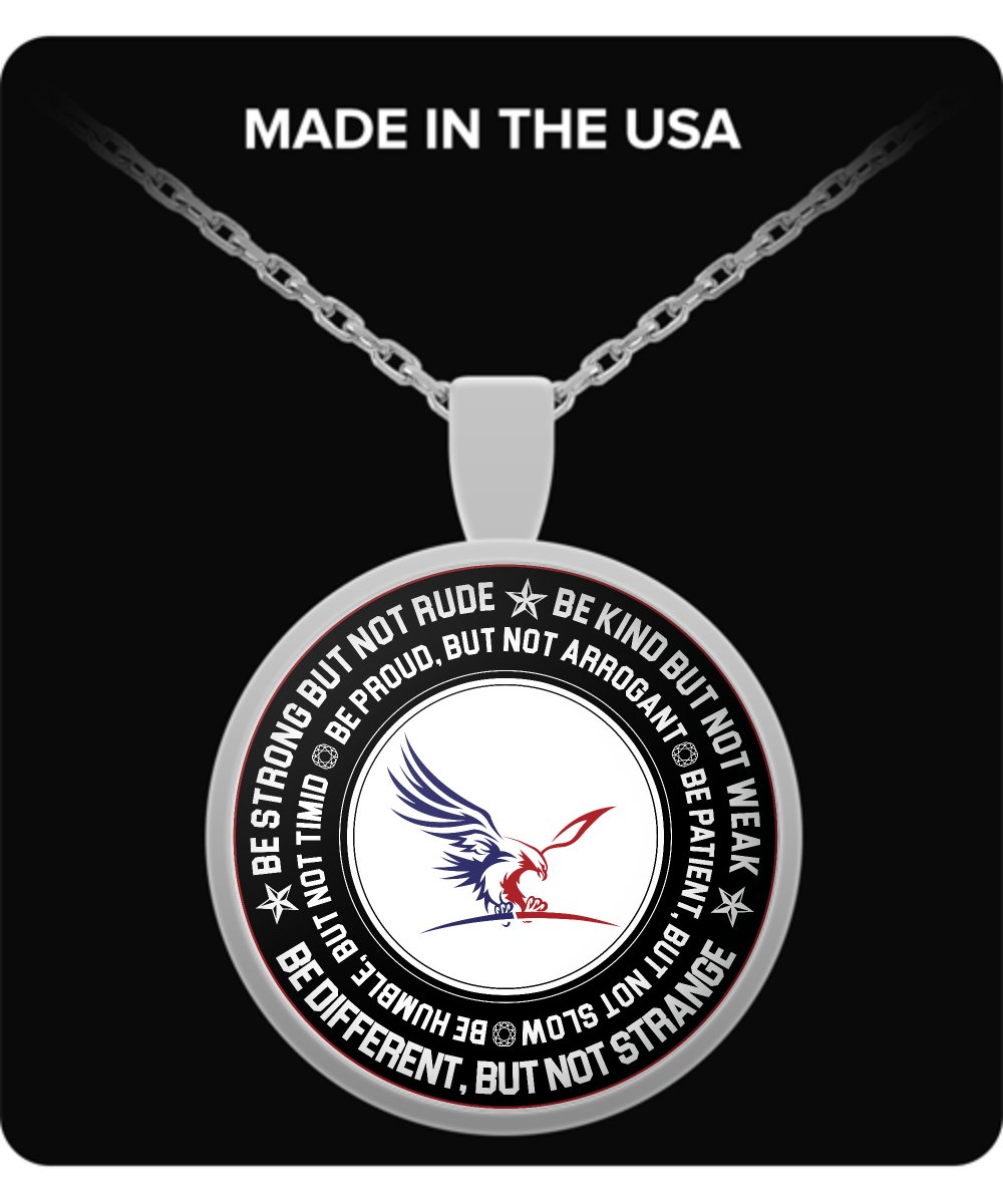 BE YOURSELF - Round Pendant Necklace. Stunning! Made in the USA. gearbubble.com/beyourself106?…