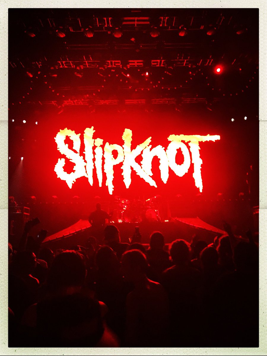 TheresaRockFace's tweet photo. Proud of you #Houston! My mother fuckers killed it as always. Keep metal alive you son of a bitches!!!! @slipknot https://t.co/LnDZNw3JVl