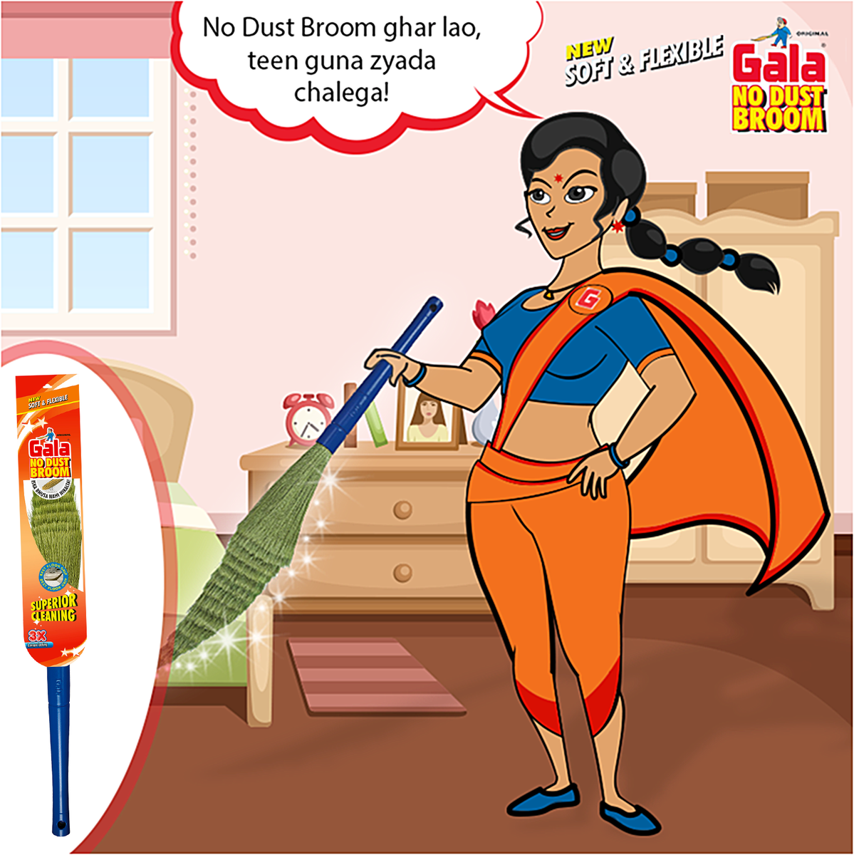 Gala_Cleaning's tweet image. #Gala #NDB #NoDustBroom#newlaunch #longerlasting#washable #SoftandFlexible gala-brush.com