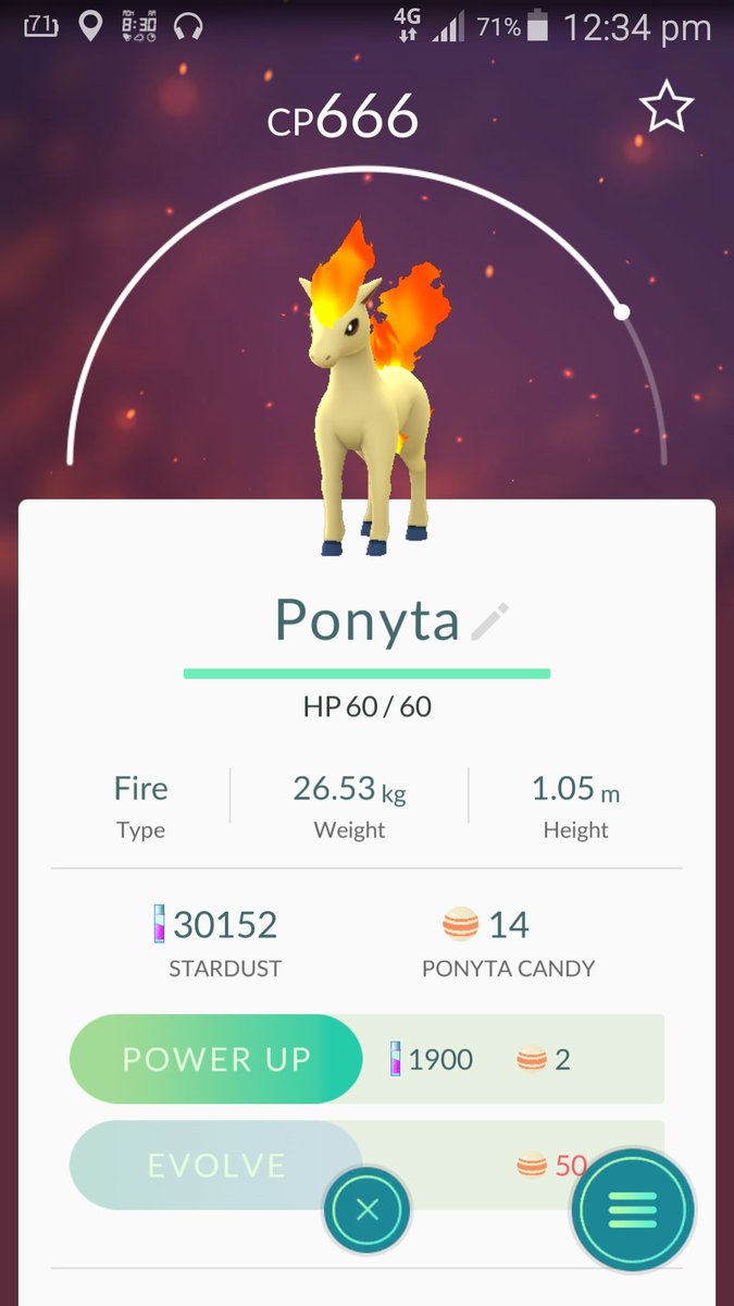 Herrithious's tweet image. Just caught a hell pokemon pretty powerful