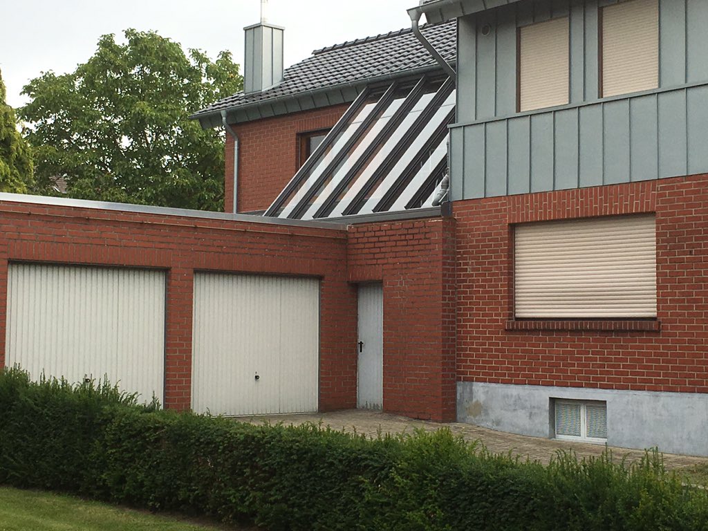 Montage Aliplast Terassendach