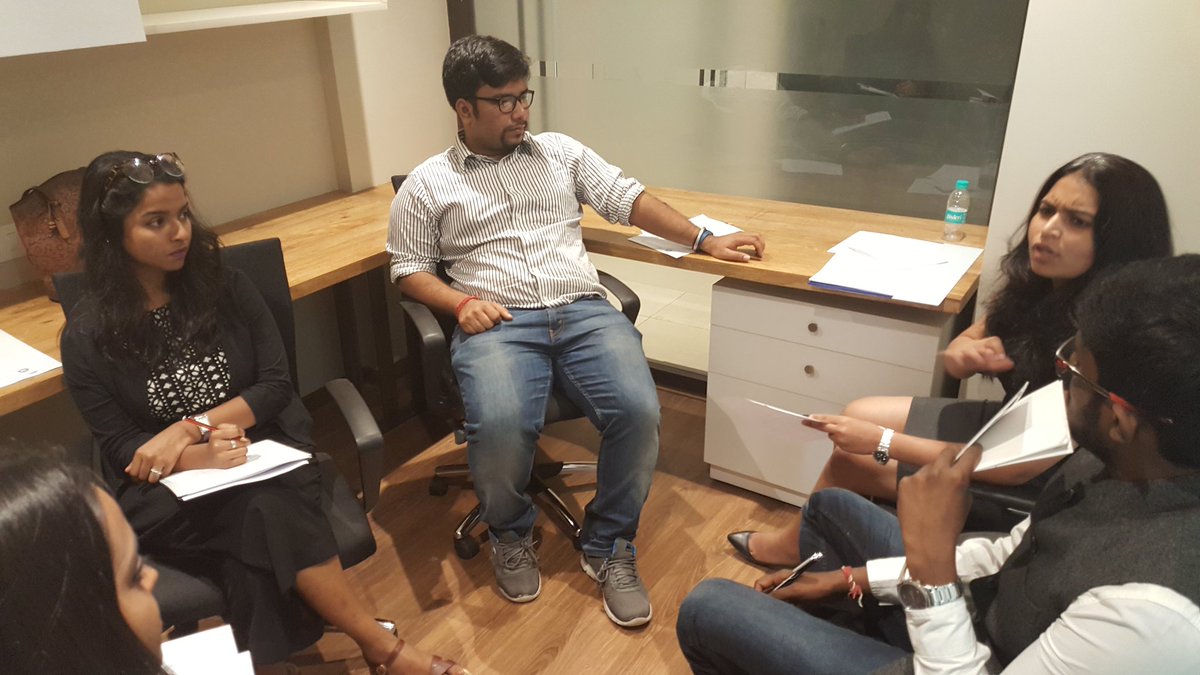 d_jaishankar's tweet photo. .@BrookingsIndia-@YFFP workshop participants discussing their research objectives. https://t.co/OVqpVgDOSj
