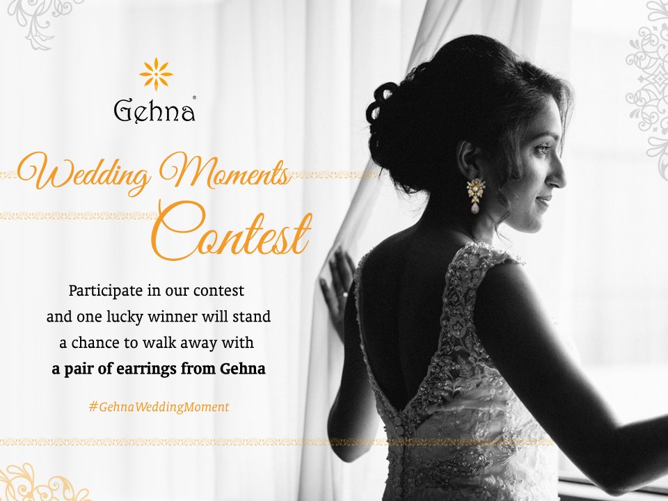gehna_jewellers's tweet photo. @thefreejinn The #GehnaWeddingMoment contest is now live. Share your favorite wedding moment with us to win. https://t.co/FXAfDW6GbZ