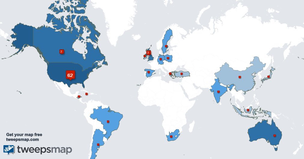 My followers are in USA(61%), UK.(7%)... Get your map too: tweepsmap.com/!kitten_smash