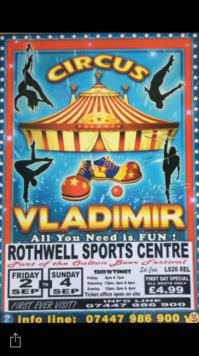 OultonFest's tweet image. The circus is coming to town as part of #OultonFest. Contact the booking line for tickets.