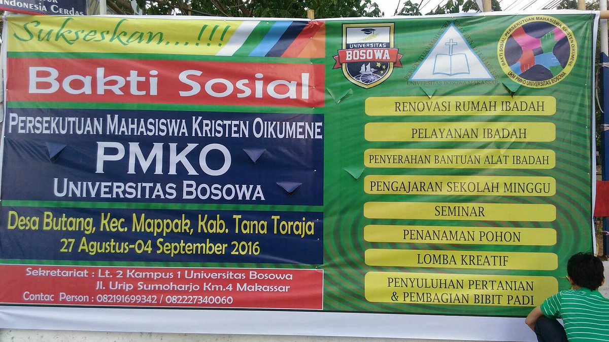 Sukseskan Kegiatan baksos di Toraja <a href="/UnivBosowa/">Universitas Bosowa</a>