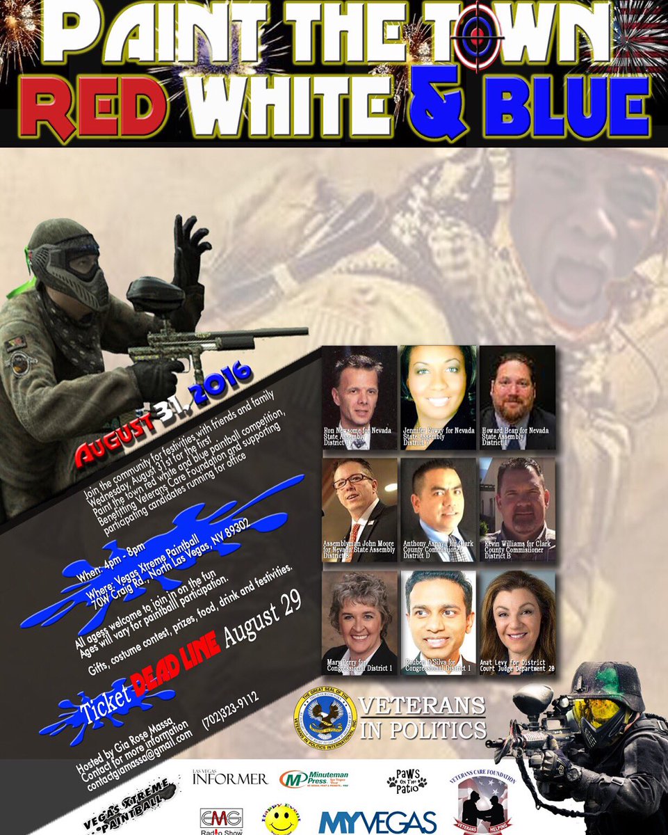 Paint The Town Red White And Blue