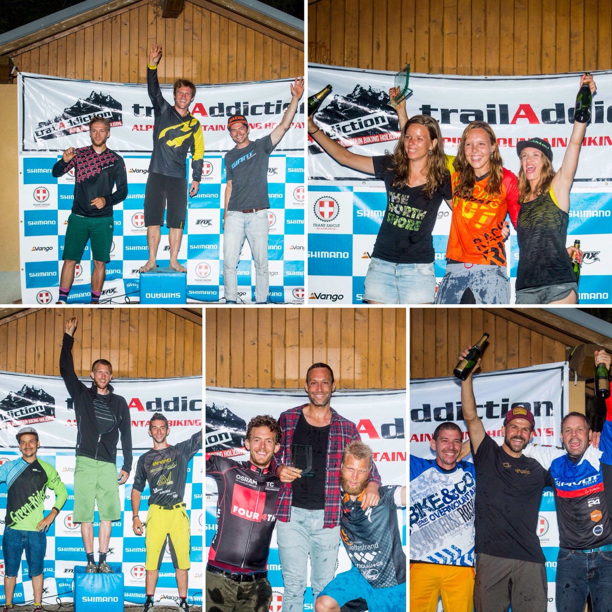 Trans Savoie podiums 2016. Amazing job to everyone who survived the week! <a href="/vango/">Vango</a> <a href="/foxracingshox/">FOX</a> <a href="/trailAddiction/">trailAddiction</a>