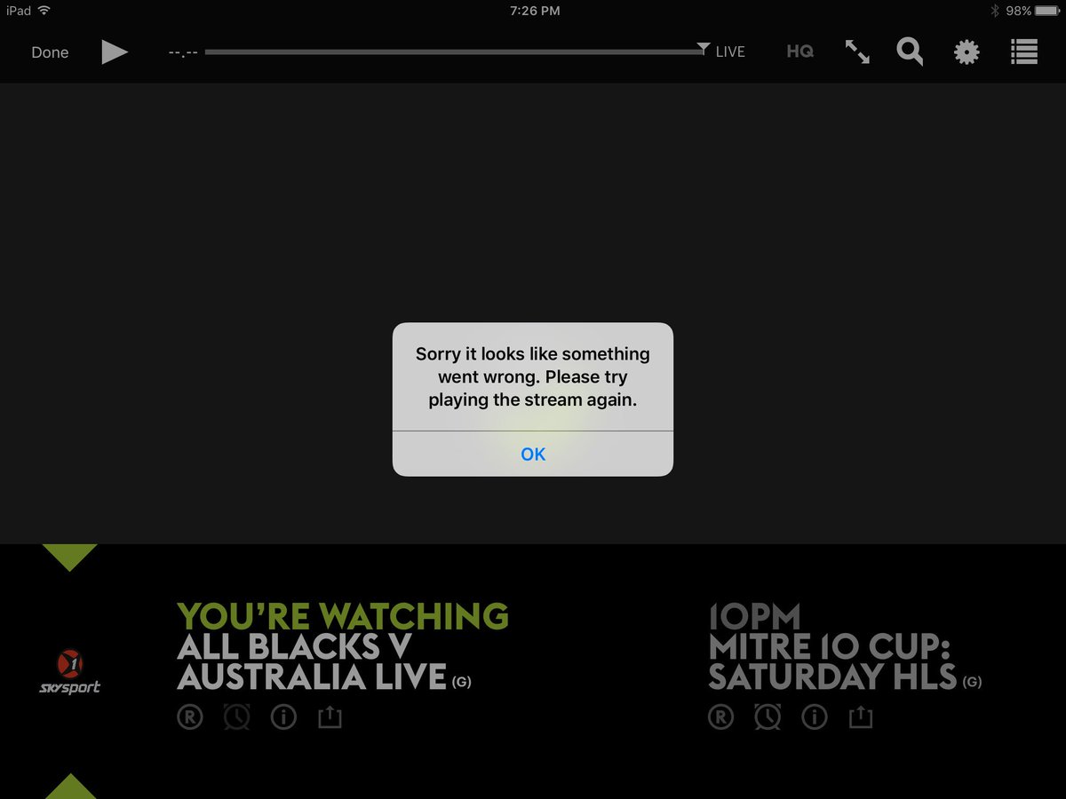 stsummerfield's tweet photo. When @skysportnz #skygo becomes #skySTOP Grrrrrrrr https://t.co/ZcSHFU1MBa