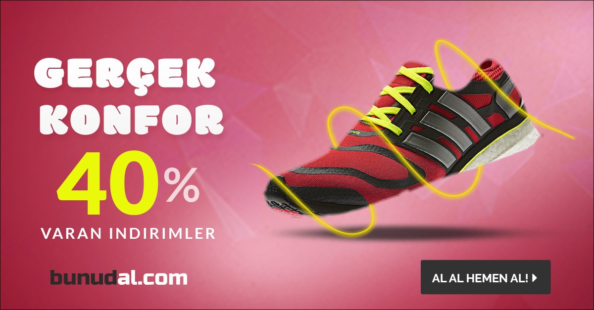 Asla temponu düşürme! %40a varan indirimleri kaçırma. Üstelik Kargo BEDAVA! Ayrıntılı bilgi: bit.ly/2bFCoya