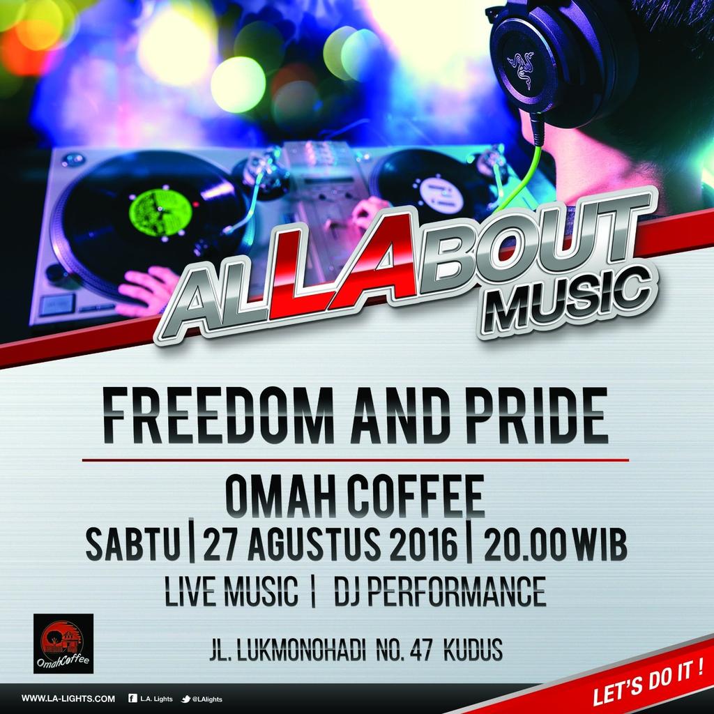 pati_update's tweet photo. AlLAbout music, freedom and pride at Omah Coffee.
Tonight 20.00 pm
Be there and get the beat !!!
#AlLAboutMusic https://t.co/HGJL2bxsJF