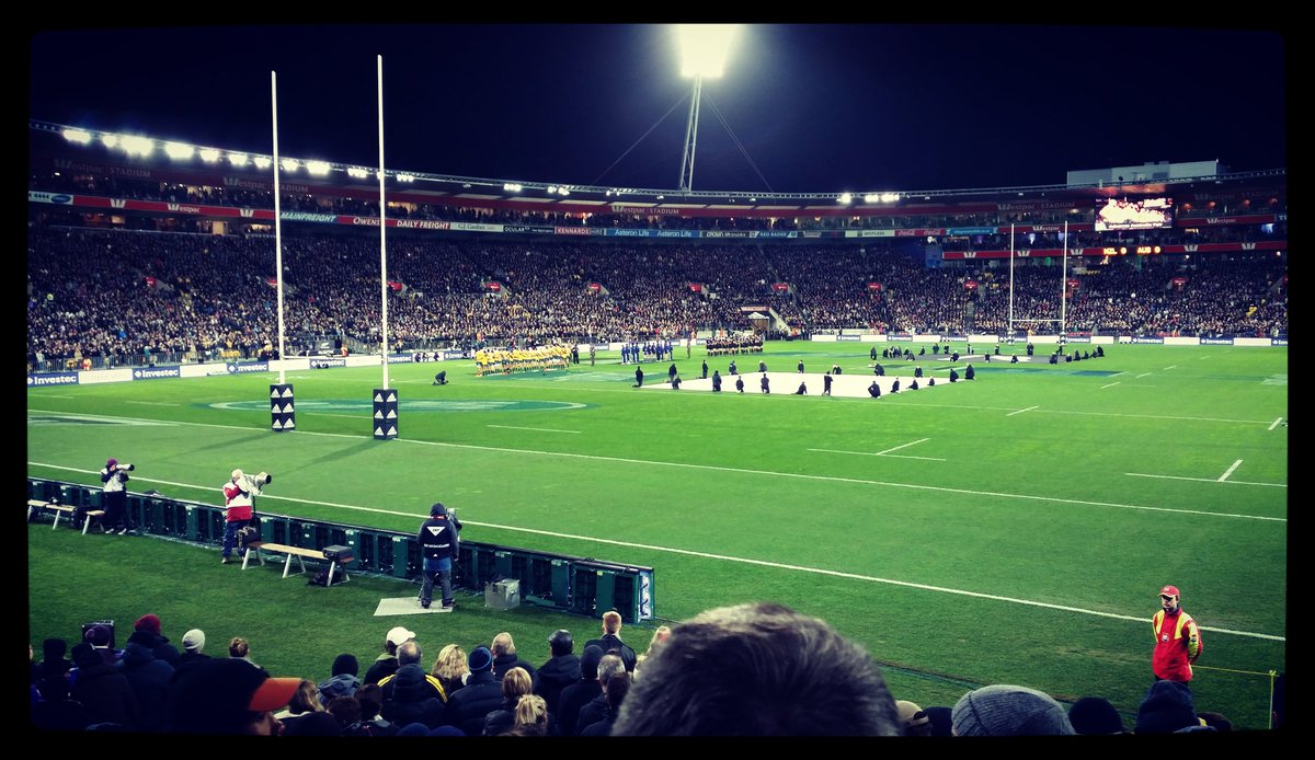 thewardsx5's tweet photo. #nil vs us  C'mon Aussie please turn up and give us  #AllBlacks a game !  Packed stadium! https://t.co/Fu1bA59ELn