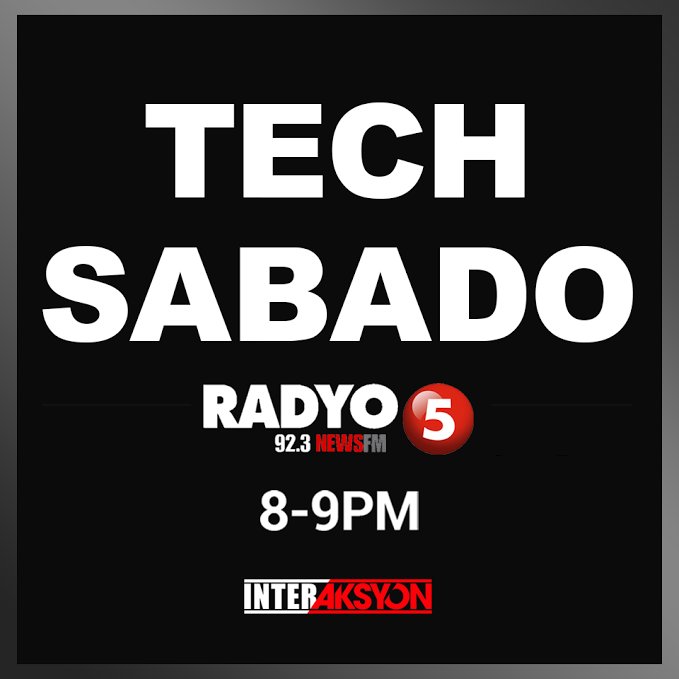 interaksyon's tweet photo. #CYBERPRESS HOUR on #TECHSABADO. MEDIA VS INTERNET TROLLS 8PM @RadyoSingko B4 #CHILLAXRADIO. https://t.co/Dz2MbssTxp https://t.co/d0jRyUleYZ