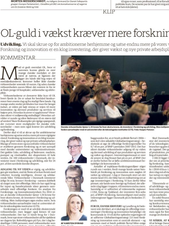 DI - Dansk Industri (@danskindustri) on Twitter photo Investering i forskning gir vækst og job Dybvad, <a href="/Jensklarskov/">Jens Klarskov</a> <a href="/KarenHaek/">Karen Hækkerup</a> i <a href="/berlingske/">Berlingske</a> #forskpol #dkpol Investering i forskning gir vækst og job Dybvad, <a href="/Jensklarskov/">Jens Klarskov</a> <a href="/KarenHaek/">Karen Hækkerup</a> i <a href="/berlingske/">Berlingske</a> #forskpol #dkpol