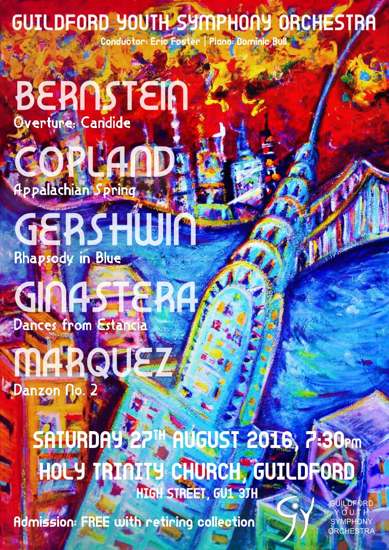 guildfordYSO's tweet photo. Tonight! Super excited for our all-American concert, 7:30pm @HTSM_Guildford. Promises to be an amazing evening! https://t.co/E3MFGaoEpr