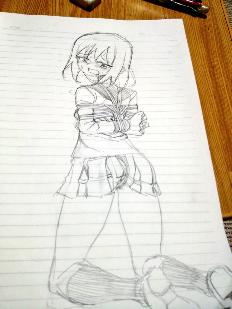 今日ムムさん(@yumemiru_sima)と一緒に描いた絵です。今日招待してくれてありがとうございます、ムムさん!! 