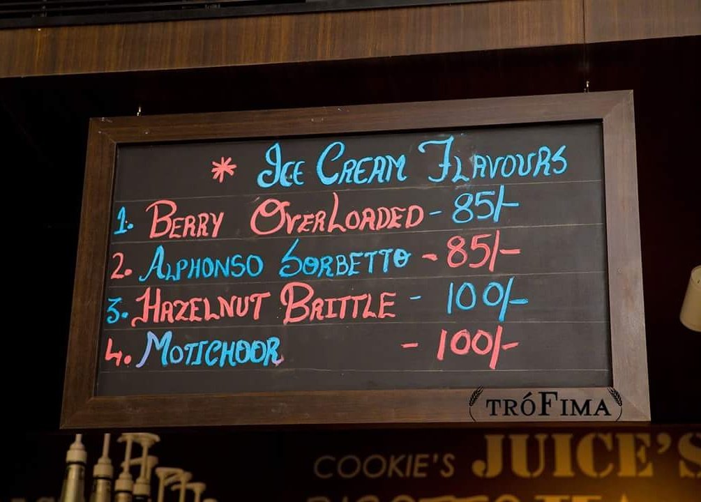 Grab some Exotic Ice cream flavours <a href="/CafeTrofima/">CafeTrofima</a> #cafetrofima #shivajipark #americancafe #europeancafe #cafes #food